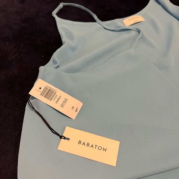 Aritzia BABTON Everly Cami Top SIZE LARGE Multiple Colors Blue Pink White Black - Picture 10 of 13